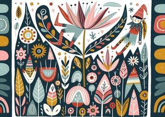 "Jardines Encantados: La Aventura de los Duendes"