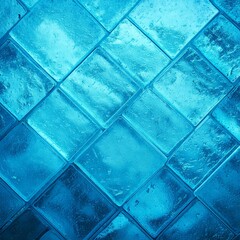 Niebieski lód. Geometryczny wzór tła. Kwadraty, wzór geometryczny, abstrakcyjny tło. 