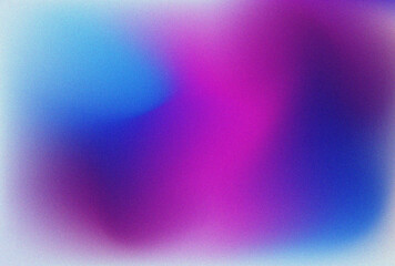 Abstract noise blue pink and purple gradient wave on pale turquoise grainy background