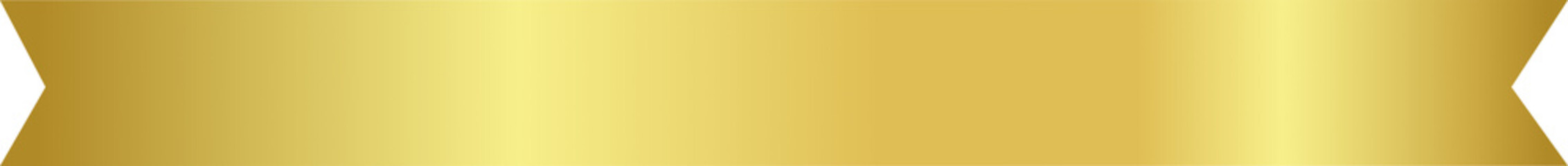 Gold Ribbon PNG - Elegant and Luxurious tag banner isolate transparent background