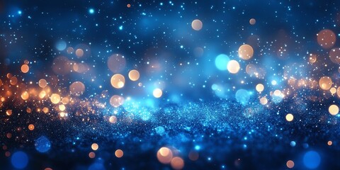 abstract blue background, Generative AI