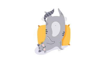 illustration of a cat