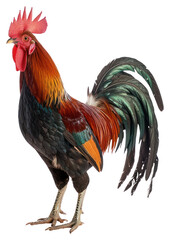 Fototapeta premium PNG A Rooster crows rooster chicken poultry.