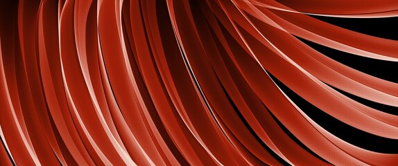 abstract background with red waves