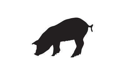 silhouette of a deer