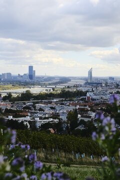 city skyline, Vienna, Austria.