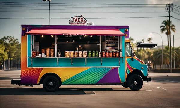 Taco food truck.