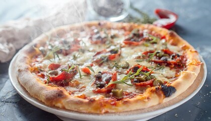 Barbecue-Style Pizza: Smoky and Cheesy Goodness
