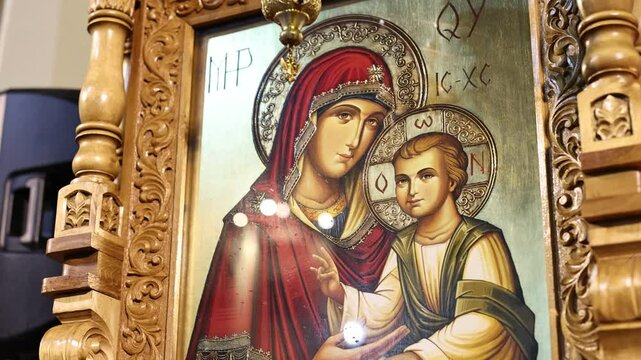 entourage in Romanian Orthodox church