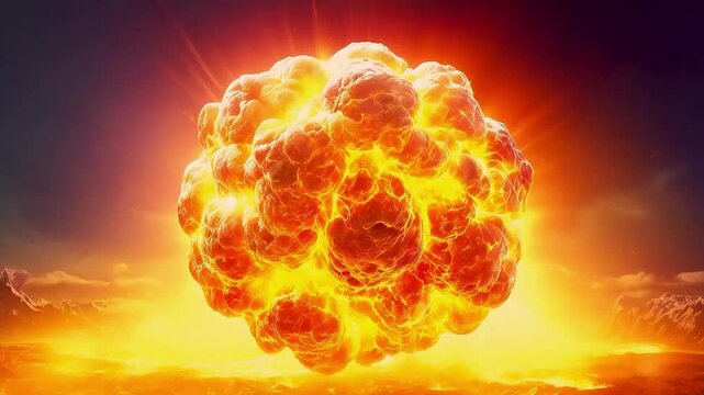 a nuclear explosion