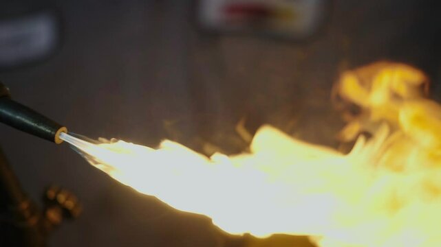 Slow Motion Blow Torch 