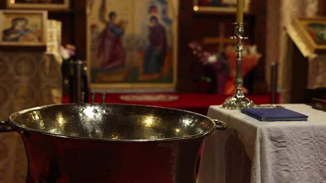 entourage in Romanian Orthodox church