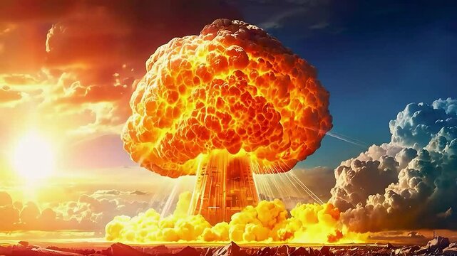 a nuclear explosion