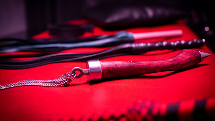 Kettenpeitsche BDSM Peitsche Neunschwänzigekatze