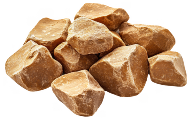 PNG Pile of brown sugar lumps