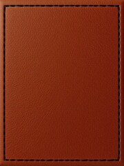 Embossed leather texture effect mockup showcasing realistic details of engraved design on brown leather material, texture, engraved