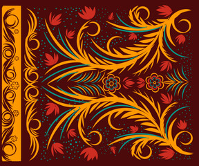 Fototapeta premium abstract floral background