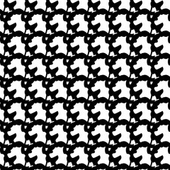 black and white seamless pattern (background)