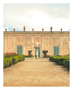 framed garden in firence