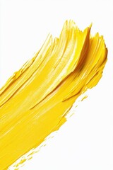 Yellow Paint Brush Close Up