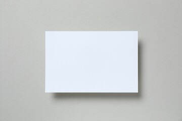 White card mockup. Empty greeting card for text design