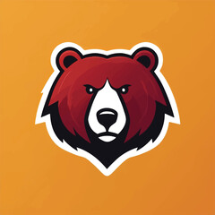 Bear logo. Bear head logo. Vector bear logo design.