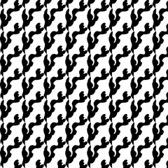 black and white seamless pattern
