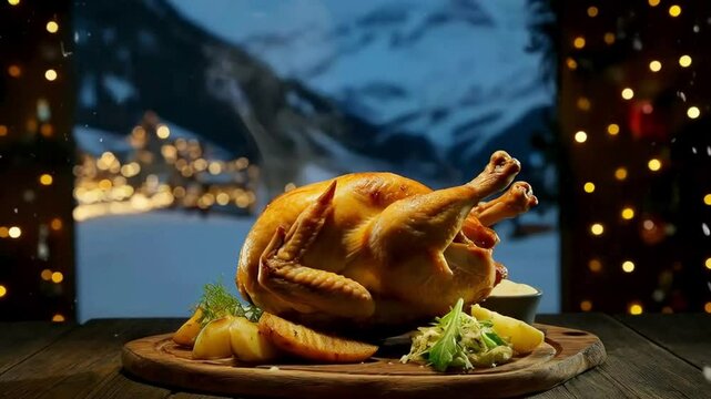 hot steaming chicken broast, christmas recipes, chicken broast, thanksgiving chicken broast, food stock videos, stock videos, foods videos, viral food recipes, chicken broast, winter food videos