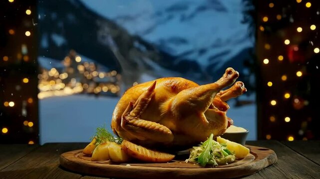 hot steaming chicken broast, christmas recipes, chicken broast, thanksgiving chicken broast, food stock videos, stock videos, foods videos, viral food recipes, chicken broast, winter food videos