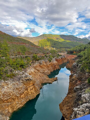 4k drone view of the canyon. High quality photo