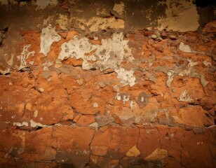 The old shabby brick wall background texture