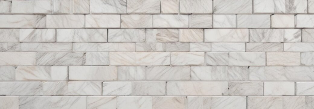High resolution image of large white marble bricks, natural, monochrome