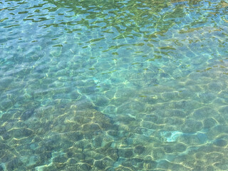 Ocean amazing clear water background.