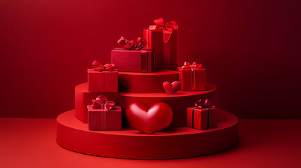 Romantic Red Gifts  Valentine s Day Presents  Heart  Love  Celebration  Luxury Boxes