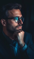 Fototapeta premium Businessman Problem-Solving Concept