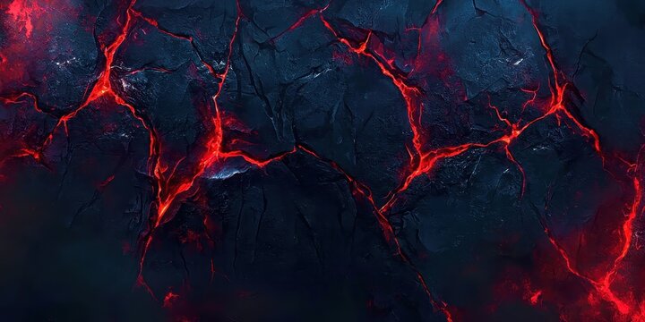 Black and red background with red lava