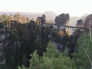 beautiful nature of bohemian switzerland national park