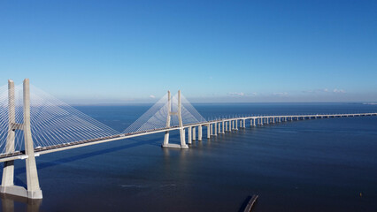 ponte vasco da gama lisboa, rio tejo