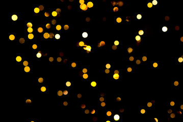 bokeh lights garlands texture new year
