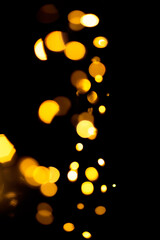 bokeh lights garlands texture new year