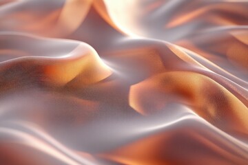 Obraz premium Abstract 3D background with smooth waves and fabric-like texture