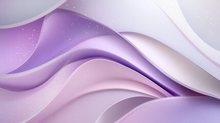 Fototapeta premium Elegant abstract wave pattern in soft pastel colors with smooth gradient flow, ideal for backgrounds.