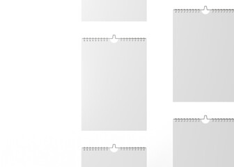 Horizontal Wall Calendar Mockup