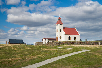 little village Modrudalur in the highland of est iceland