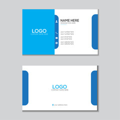 Template for modern business card design.