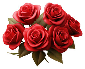 Obraz premium PNG Flower rose plant red.