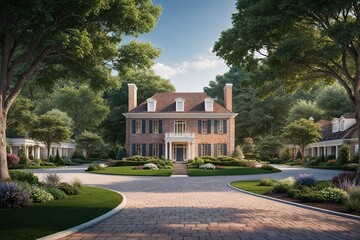 Timeless Charm of a Classic Housing Estate in Serene Green Surroundings