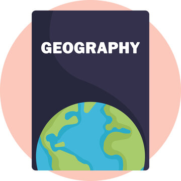 A clean, modern representation of a book with a map outline on the cover.