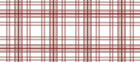Burgundy and white plaid fabric texture background