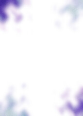 An abstract transparent wavy vignette design element overlay.